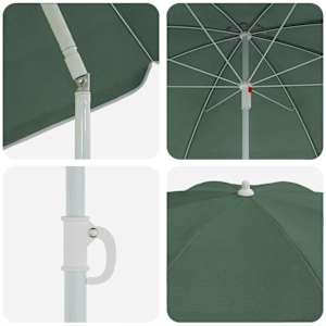 Zahradní slunečník 170T polyester Zelená - obrázek 5