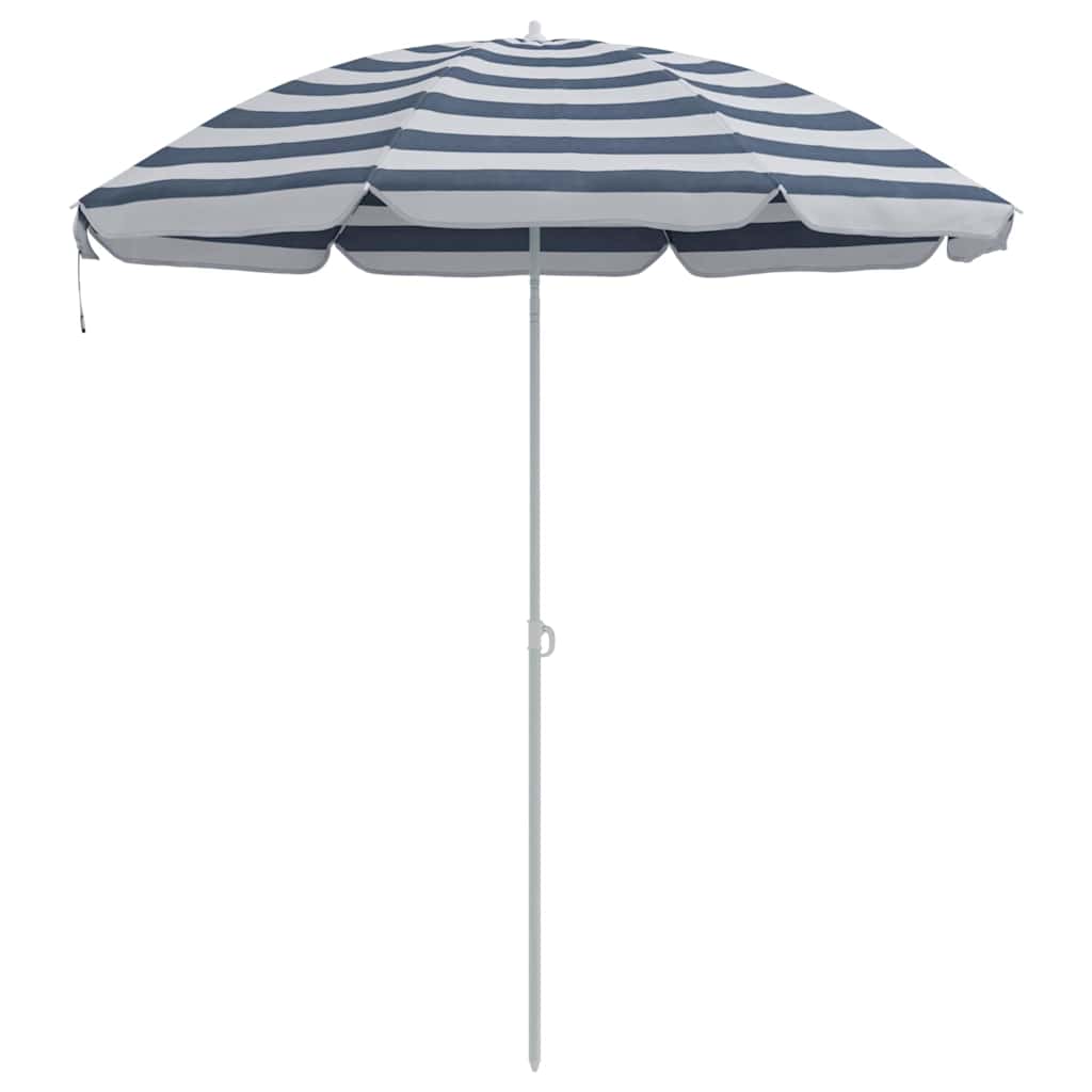 Strandparasol Blauw en Wit 206 x 206 x 212 cm image 2