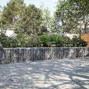 Gabionska košara s pokrovom 1000x50x50 cm pocinkano železo