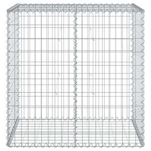 Gabionový koš s víkem 100 x 50 x 100 cm pozinkované železo - obrázek 3