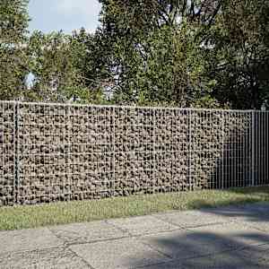 Gabionska košara s pokrovom 300x50x100 cm pocinkano železo