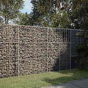 Gabionska košara s pokrovom 200x50x150 cm pocinkano železo