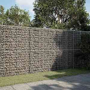 Gabionska košara s pokrovom 300x50x200 cm pocinkano železo