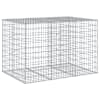 vidaXL kaanega gabioonkorv, 150 x 100 x 100 cm, tsingitud raud