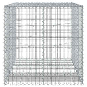 Gabionový koš s víkem 150 x 100 x 100 cm pozinkované železo - obrázek 4