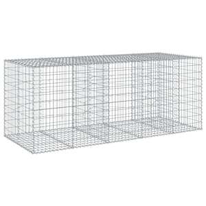 Gabionový koš s víkem 250 x 100 x 100 cm pozinkované železo - obrázek 2