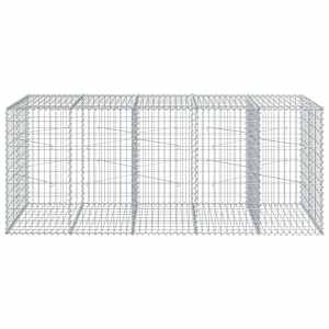 Gabionový koš s víkem 250 x 100 x 100 cm pozinkované železo - obrázek 3