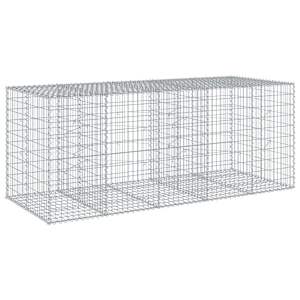 Gabionový koš s víkem 250 x 100 x 100 cm pozinkované železo - obrázek 5