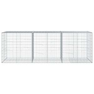 Gabionový koš s víkem 300 x 100 x 100 cm pozinkované železo - obrázek 3