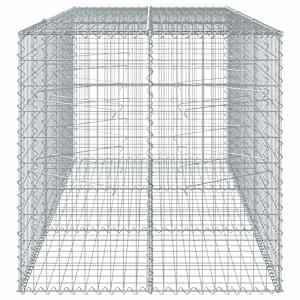 Gabionový koš s víkem 300 x 100 x 100 cm pozinkované železo - obrázek 4