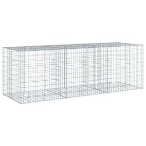 Gabionový koš s víkem 300 x 100 x 100 cm pozinkované železo - obrázek 5