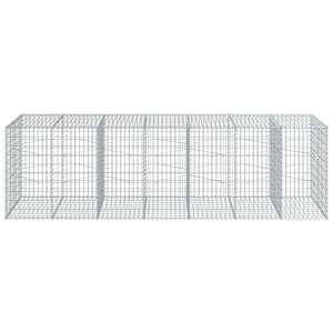 Gabionový koš s víkem 350 x 100 x 100 cm pozinkované železo - obrázek 3