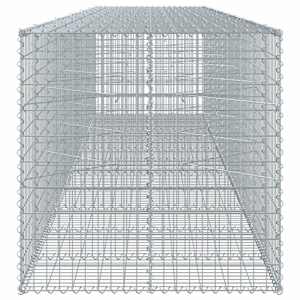 Gabionový koš s víkem 550 x 100 x 100 cm pozinkované železo - obrázek 4
