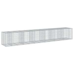 Gabionový koš s víkem 650 x 100 x 100 cm pozinkované železo - obrázek 5