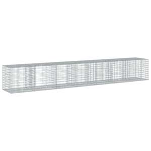 Gabionový koš s víkem 700 x 100 x 100 cm pozinkované železo - obrázek 5