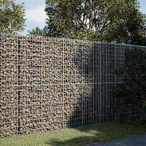 Gabionska košara s pokrovom 200x100x200 cm pocinkano železo