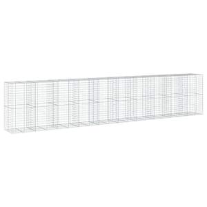 Gabionový koš s víkem 1 000 x 100 x 200 cm pozinkované železo - obrázek 2