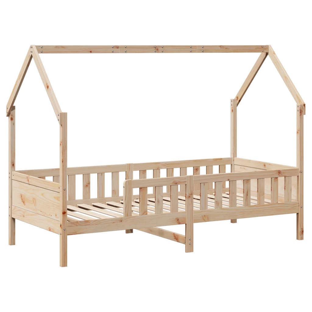 vidaXL Bedhuis massief grenenhout 90x190 cm afbeelding