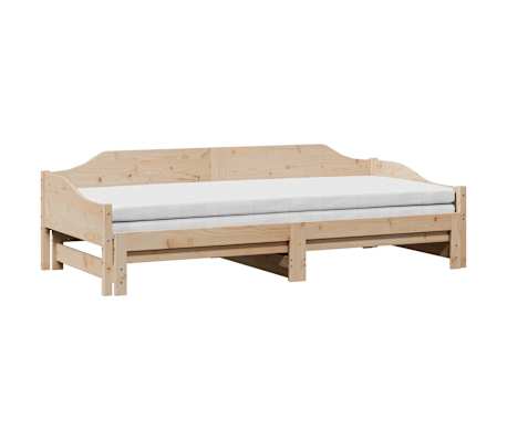vidaXL Tagesbett Ausziehbar 80x200 cm Massivholz Kiefer