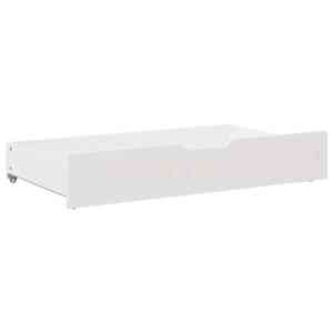 Zásuvky pod postel 2 ks bílé 95 x 55 x 17 cm masivní borovice - obrázek 4