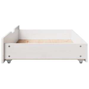 Zásuvky pod postel 2 ks bílé 95 x 55 x 17 cm masivní borovice - obrázek 5