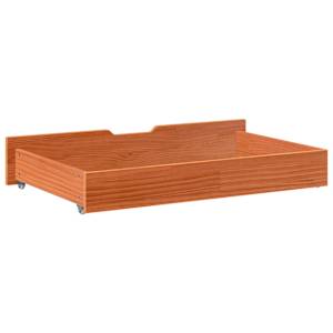 Zásuvky pod postel 2 ks voskově hnědé 95x55x17cm masiv borovice - obrázek 6