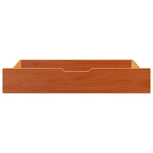 Zásuvky pod postel 2 ks voskově hnědé 90x55x17cm masiv borovice - obrázek 3