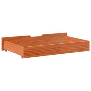Zásuvky pod postel 2 ks voskově hnědé 90x55x17cm masiv borovice - obrázek 6