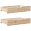  vidaXL 2 db tömör fenyőfa ágy alatti fiók kerékkel 85 x 55 x 17 cm termék 2. képe
