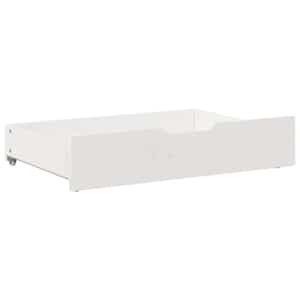 Zásuvky pod postel 2 ks bílé 85 x 55 x 17 cm masivní borovice - obrázek 4