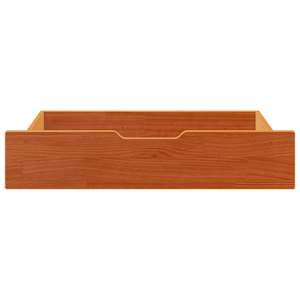 Zásuvky pod postel 2 ks voskově hnědé 85x55x17cm masiv borovice - obrázek 3