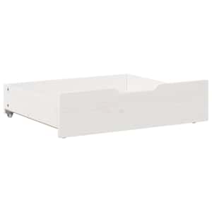 Zásuvky pod postel 2 ks bílé 65 x 55 x 17 cm masivní borovice - obrázek 4