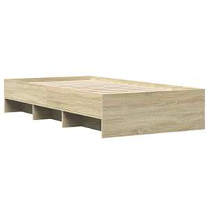 Rám postele bez matrace dub sonoma 90 x 190 cm kompozitní dřevo - obrázek 4