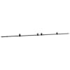 vidaXL liugukse tarvikute komplekt 427 cm terasest, must