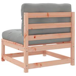 Vrtna sedežna garnitura 6-delna z blazinami trden les douglas - slika 8