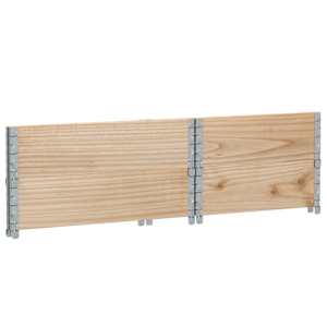 Paletové nástavce 2 ks 80 x 60 cm masivní borové dřevo - obrázek 6
