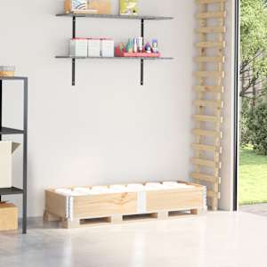 Paletni okvir 150x50 cm trdna borovina