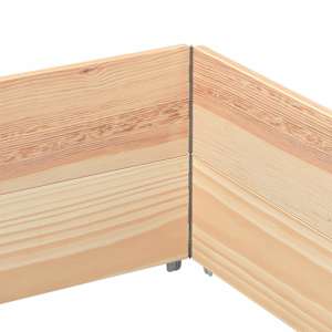 Paletové nástavce 2 ks 150 x 100 cm masivní borové dřevo - obrázek 5