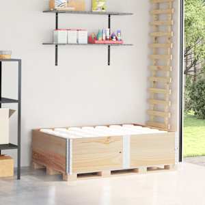 Paletni okvirji 2 kosa 150x100 cm trdna borovina