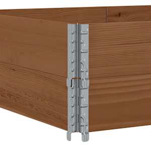 Paletové nástavce 2 ks hnědé 150 x 100 cm masivní borové dřevo - obrázek 6