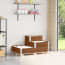  vidaXL 3 szintes barna tömör fenyőfa magaságyás 120 x 80 cm termék 2. képe