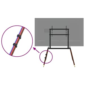 Stojan na TV 37"–86" max. VESA 400 x 600 mm 60 kg - obrázek 7