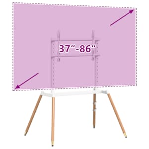 Stojan na TV 37"–86" max. VESA 400 x 600 mm 60 kg - obrázek 8