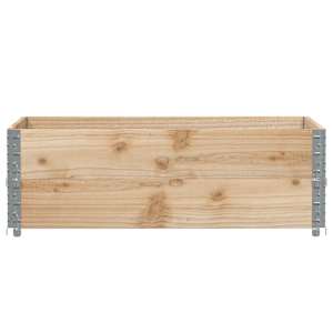 Zahradní truhlík 120 x 80 cm masivní borové dřevo - obrázek 3