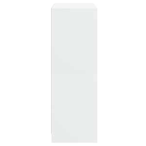 Highboard s dvířky bílý 68 x 37 x 109 cm kompozitní dřevo - obrázek 8
