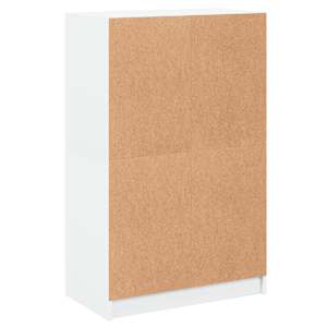 Highboard s dvířky bílý 68 x 37 x 109 cm kompozitní dřevo - obrázek 9