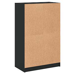 Highboard s dvířky černý 68 x 37 x 109 cm kompozitní dřevo - obrázek 9