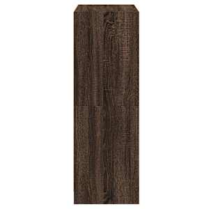 Highboard s dvířky hnědý dub 68 x 37 x 109 cm kompozitní dřevo - obrázek 8