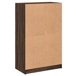 Highboard s dvířky hnědý dub 68 x 37 x 109 cm kompozitní dřevo - obrázek 9