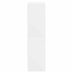Highboard s dvířky bílý 68 x 37 x 142 cm kompozitní dřevo - obrázek 8